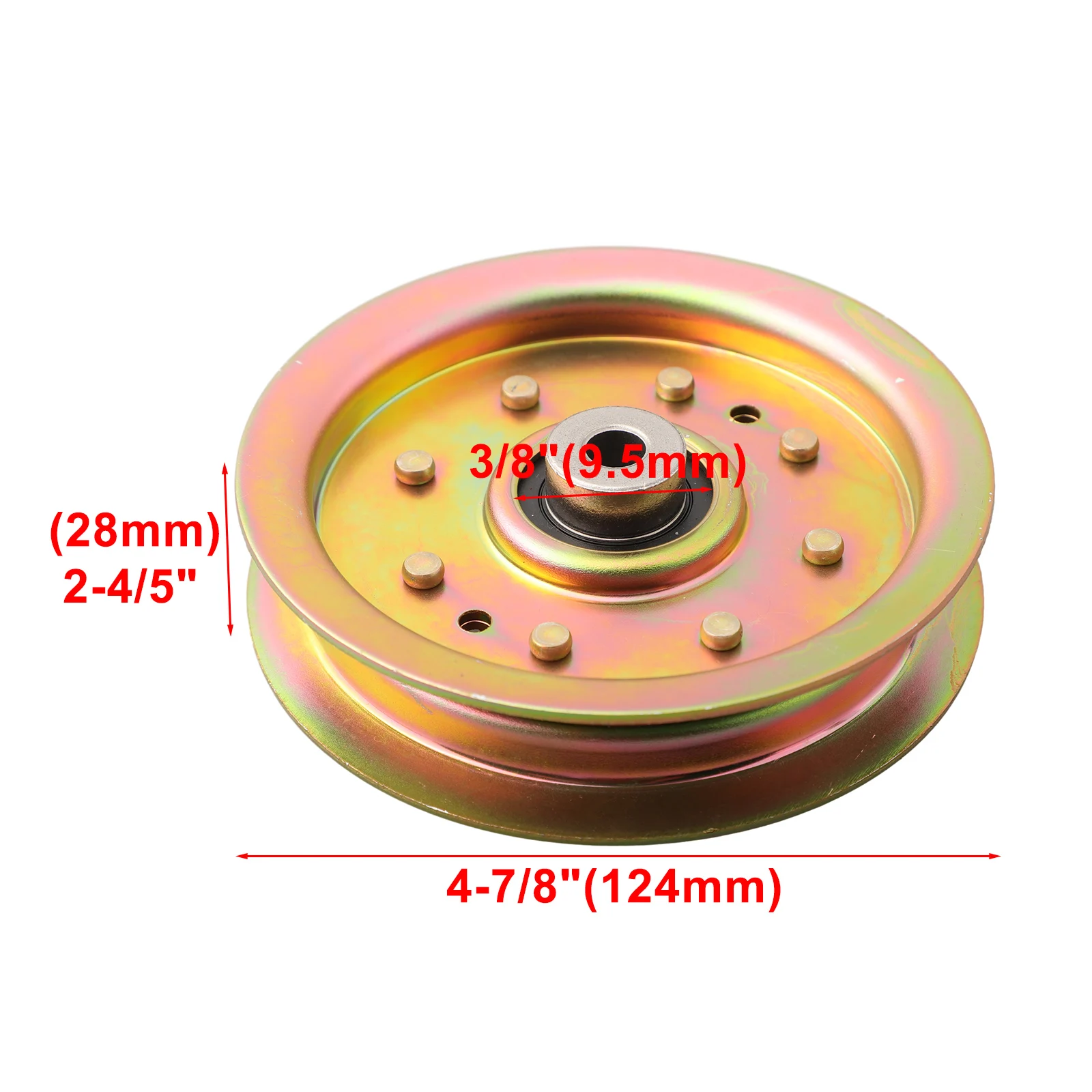 High PerFor Formance Flat Idler Pulley For For CADET Mowers Fits Models with 38 54 Inch Decks Replaces Part Number 384244465054