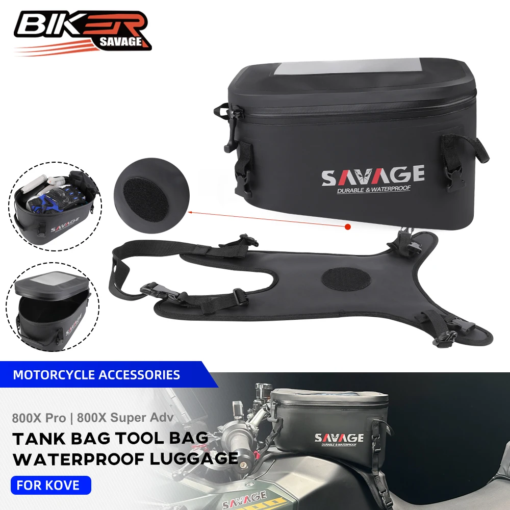 

For KOVE 800X Pro 800X Super Adv 2025 Tank Bag Luggage Tanklock Racing Backpack Travel Storge Bag Carrier Handbag Accessories