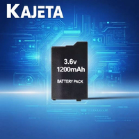 KAJETA 3.6V 1200mAh Rechargeable Lithium Battery for Sony PSP S360 2000 2003 2004 3005 3007 Portable Gamepad Replacement Battery