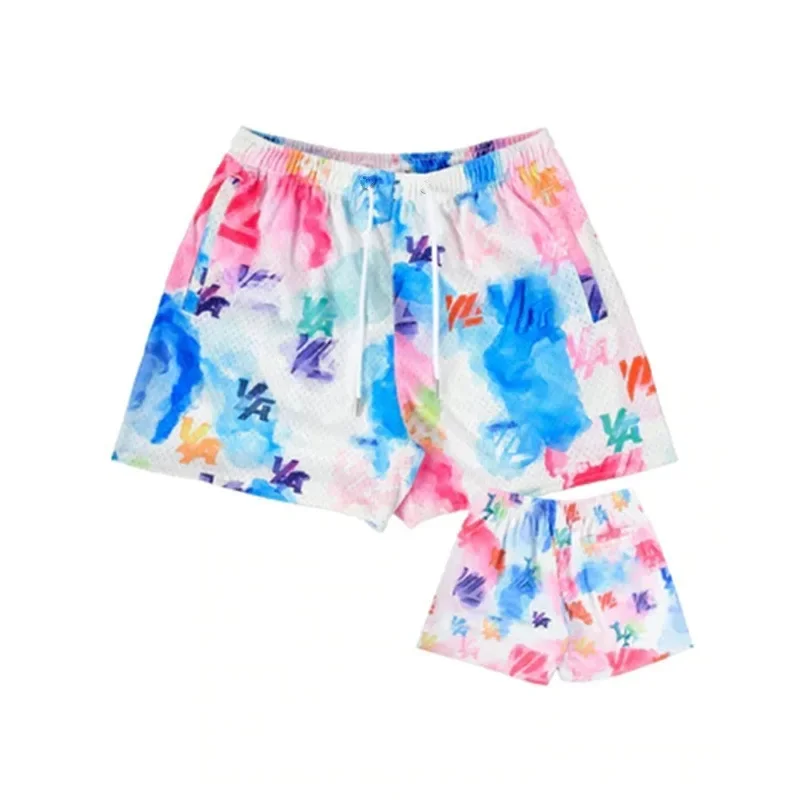 الصيف أزياء عارضة مستقيم الساق السراويل الرياضية الرجال اللياقة البدنية الأخ فضفاضة تناسب لوح التزلج اليومية فضفاضة للجنسين السراويل القصيرة