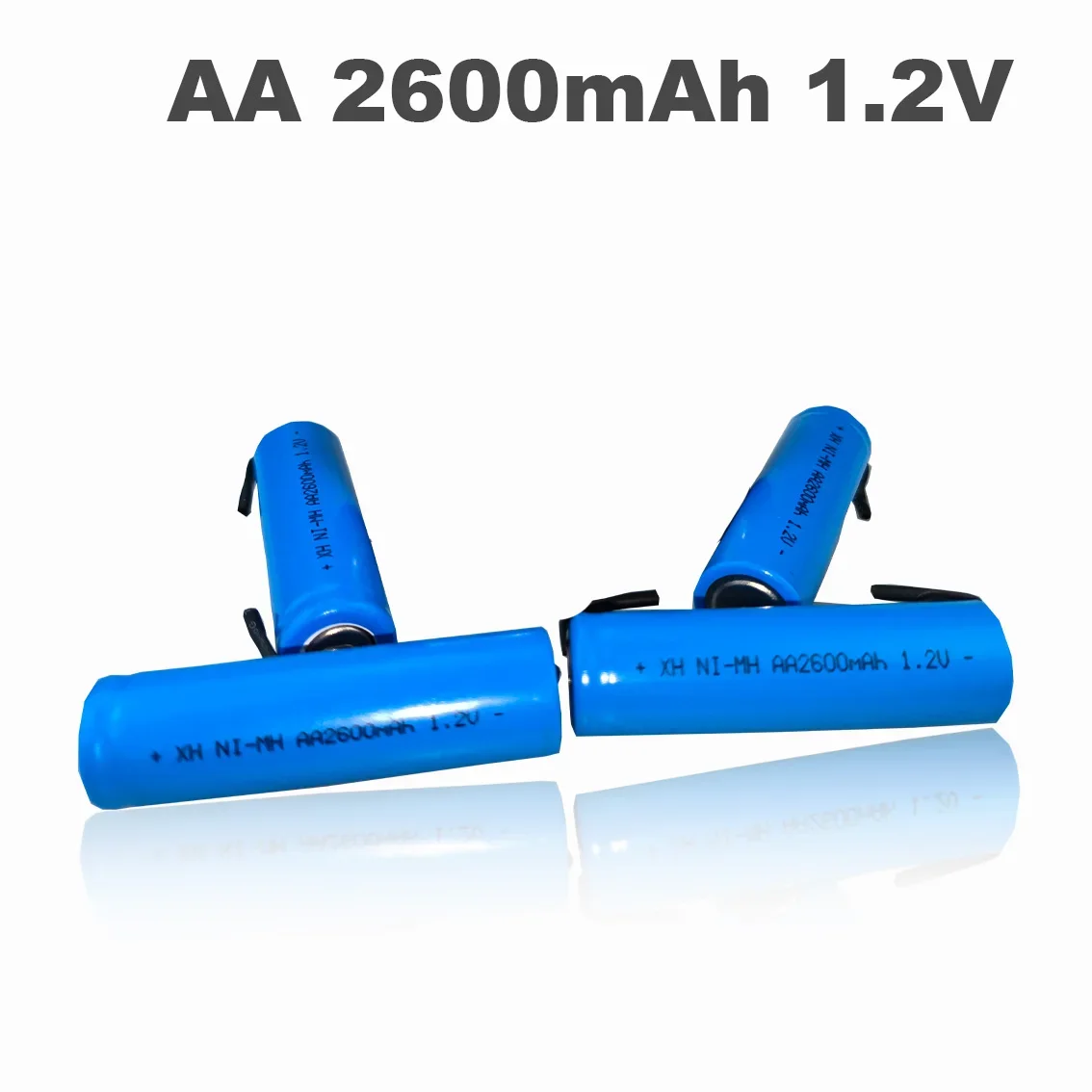 

Ni-MH Rechargeable Battery Suitable for MP3 RC Toys, LED Flashlight, AA, 1.2V, 2600mAh, 2.7Ah