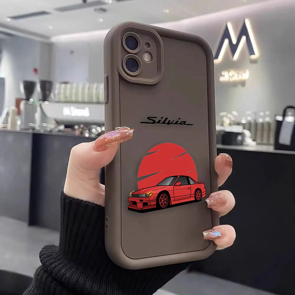 Sports Car JDM Drift Luxtury Phone Case For Samsung S20 S21 S22 S23 S24 NOTE20 FE ULTRA 5G Soft Silicone Case Funda Capa Shell