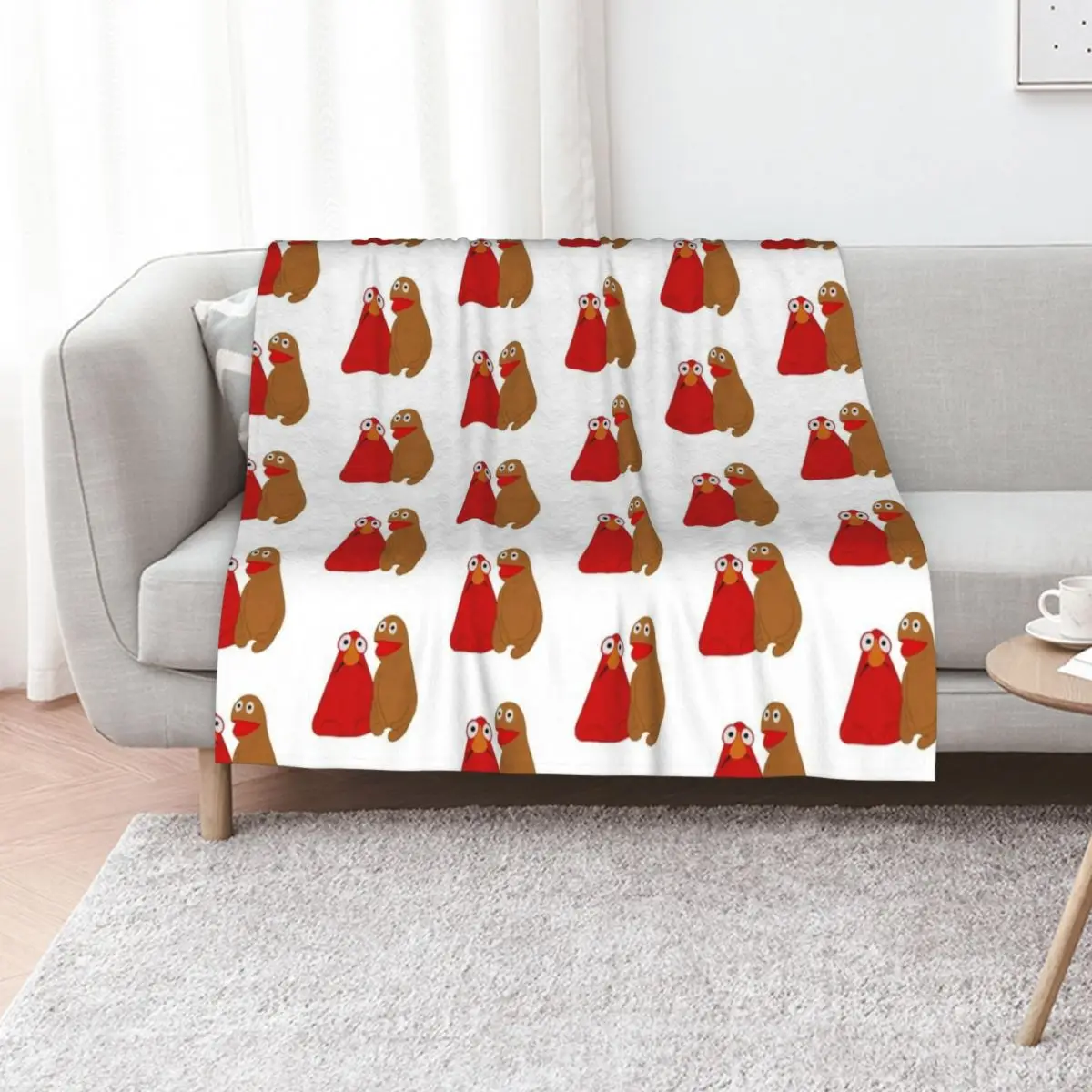 Wilkins and Wontkins Puppets Throw Blanket Decoratives sofa bed Bed Fashionable warm for winter Furrys Blankets