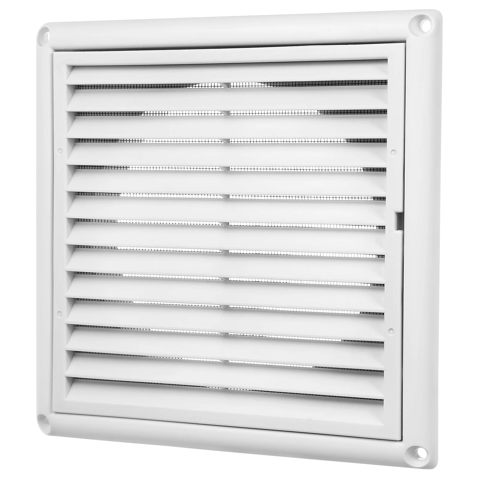 1 قطعة شبكة مكافحة البعوض تنفيس الهواء البلاستيك غطاء شواية تهوية الهواء مع شاشة مدمجة للحمام المثبت على سقف الحائط