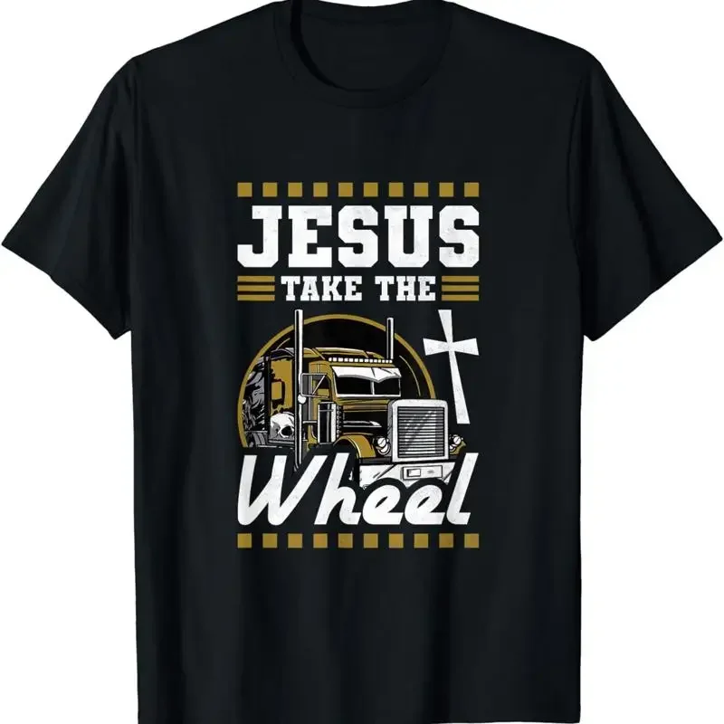 New Limited Jesus Take The Wheel Trucker T Shirt