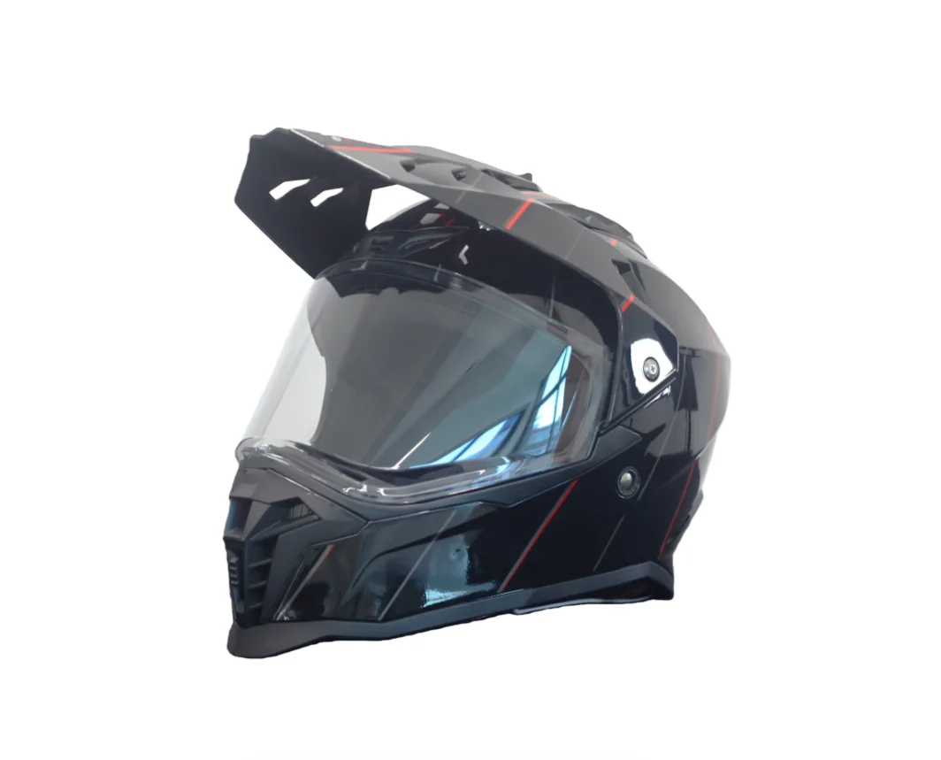 خوذة دراجات نارية جديدة فاخرة - مراجعة Dual Visor Motorcycle Racing Helmet وسعره