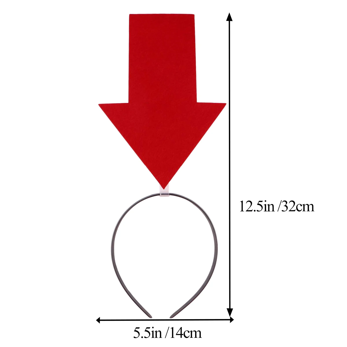 2 個おかしい矢じり形状頭飾りクリエイティブ矢じり形状ヘッドバンド矢印かわいいヘアバンド写真小道具クリスマスハロウィンパーティーの装飾