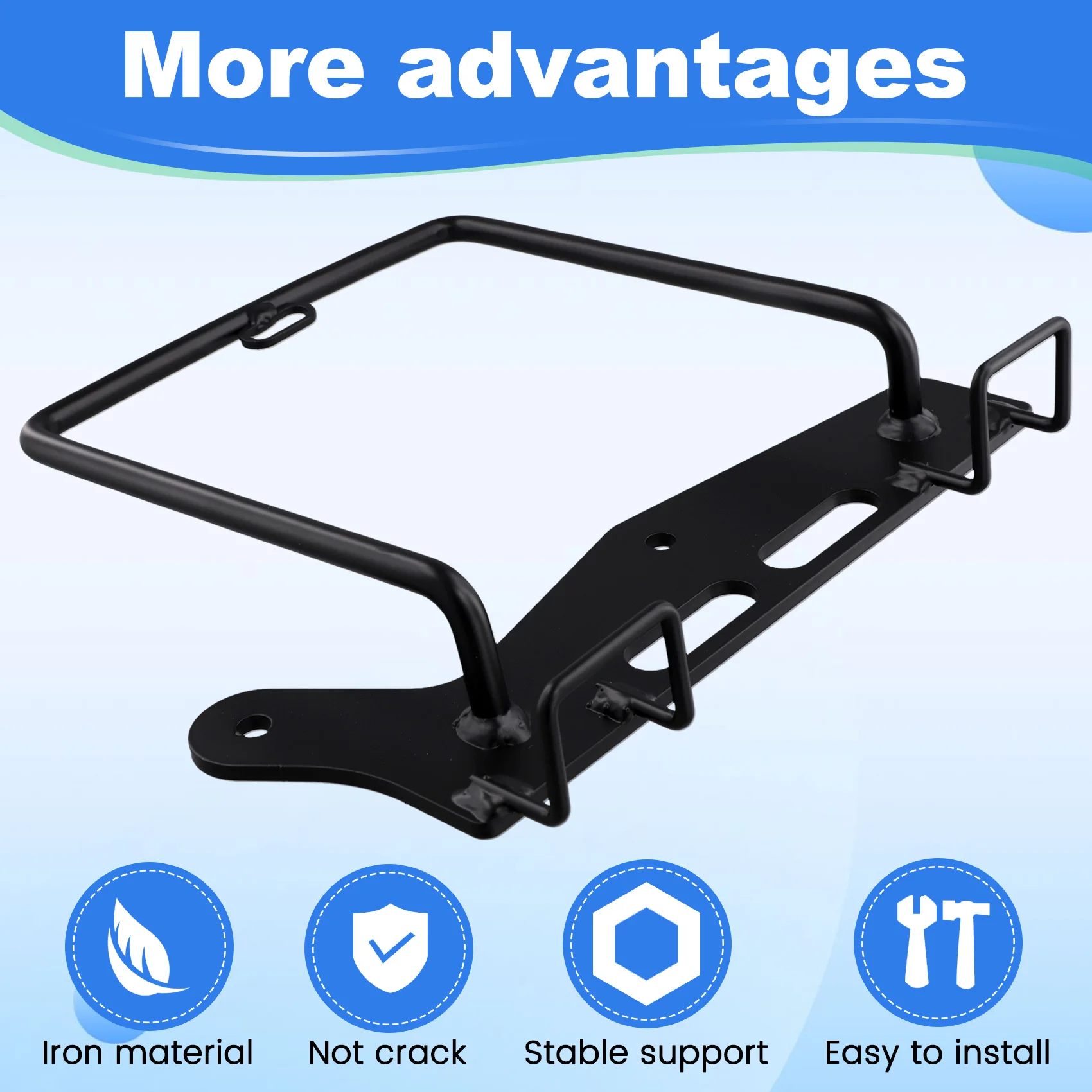 

NEW-Motorcycle Luggage Rack Saddlebag Bracket Side Trunk Bag Support Mount Holder For Kawasaki ELIMINATOR 500 SE500 E500