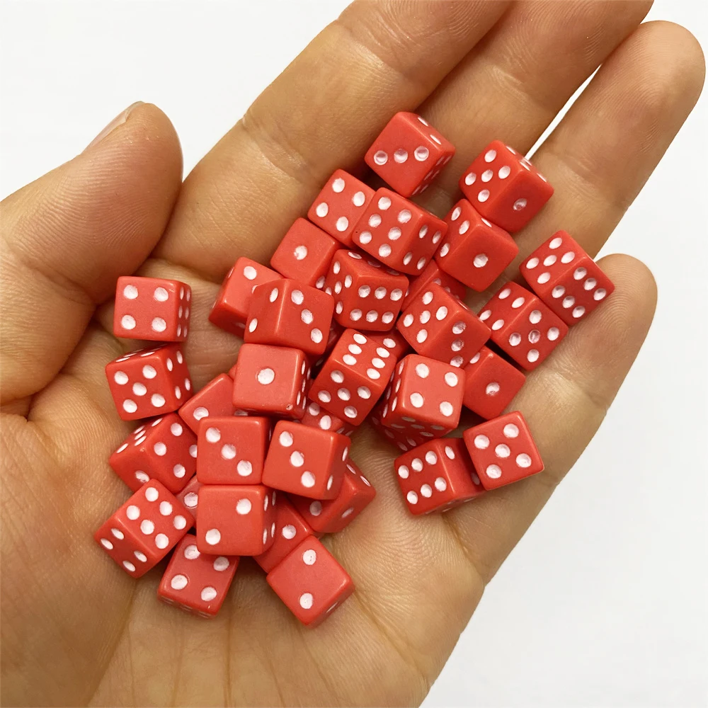 PUNELE Lot de 20 dés à chiffres à 6 côtés en plastique de 16 mm - Coins ronds - Jeu de dés polyédriques - Pour cours de chiffres, jeux de société (noir