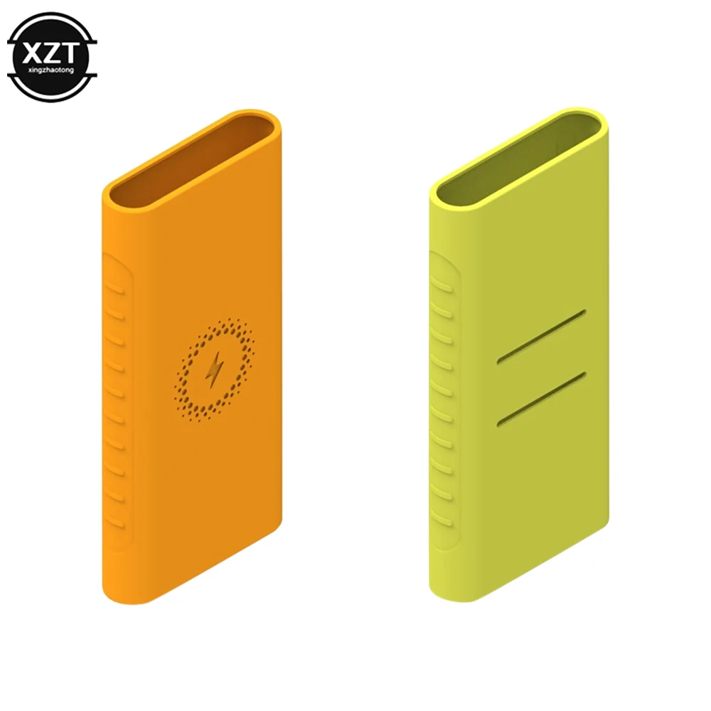 Silicone Protective Case Cover for Xiaomi Powerbank WPB15PDZM WPB100 WPB15ZM Sleeve 10000mAh PLM11ZM PLM13ZM Wireless Powerbanks