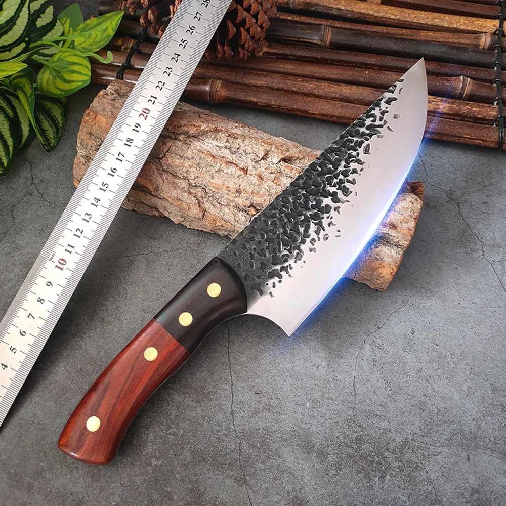 

Razor Sharp Slicing Chinese Butcher Fish Filleting Chef Knife Forged Vegetable Cooking Cleaver Cutting Cutter Knife Cooking Tool