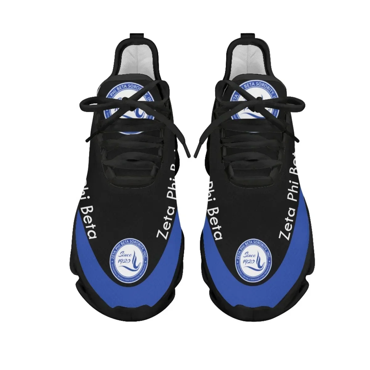 

Zeta Phi Beta Women's Sneakers Round Toe Flats for Female Personalized Design Lightweight Mesh Shoes Outdoor Travel Footwear