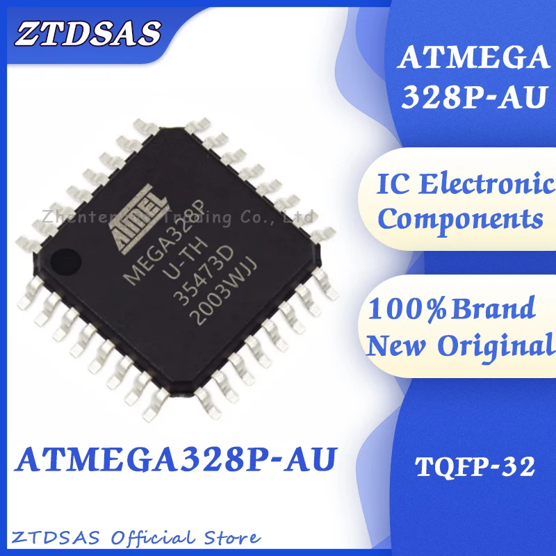 1PCS-100PCS ATMEGA328P-AU ATMEGA328P ATMEGA328 ATMEGA IC MCU Chip TQFP-32