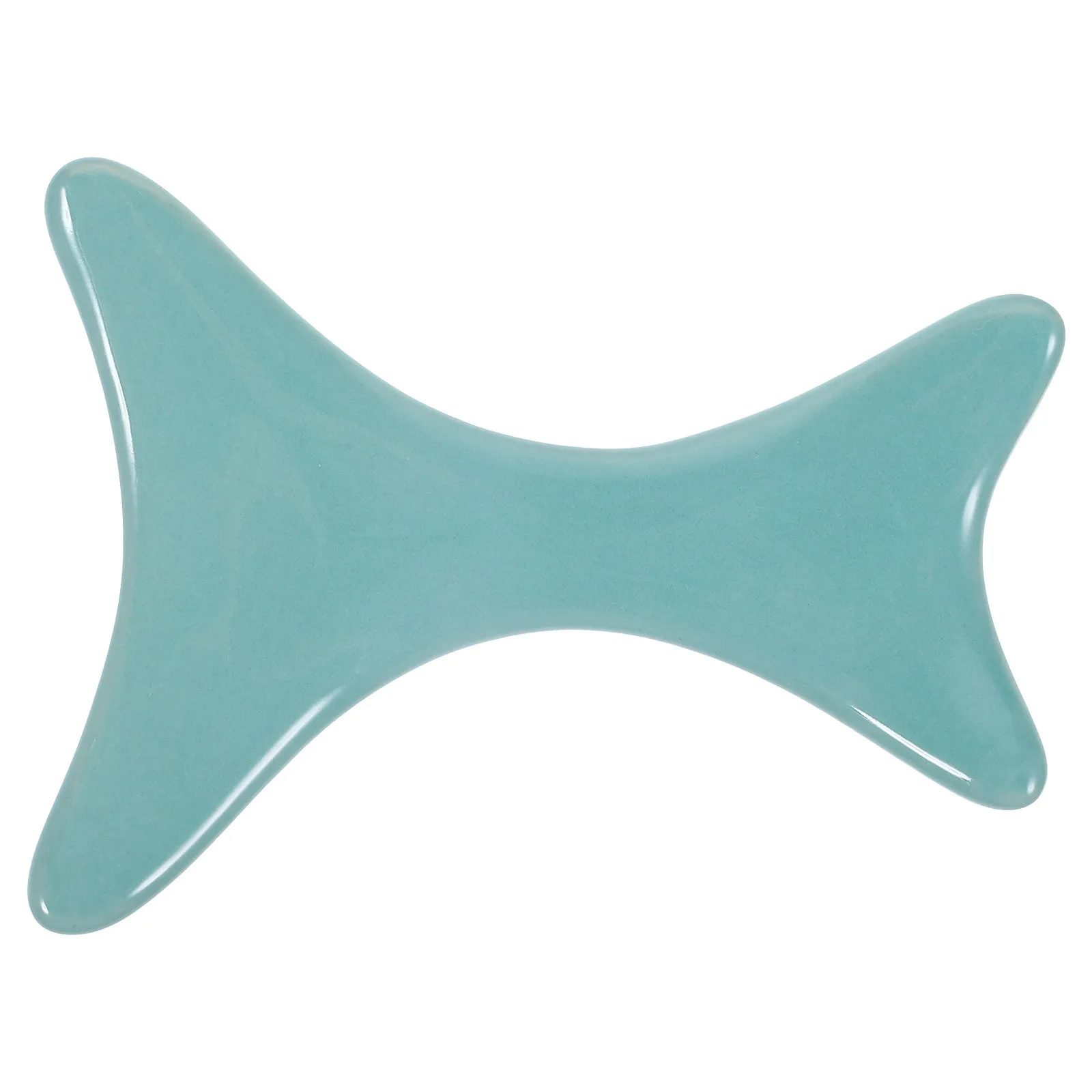 

Blue Body Scraper Massage Board Portable Ceramic Scraping Tool Face Neck Shoulder Muscle Relief Body Scraper Guasha Board