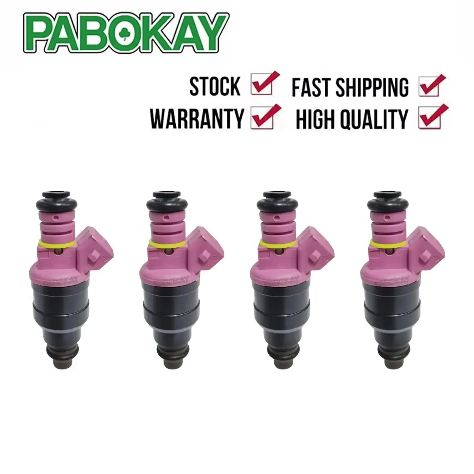 

4 pieces x Fuel Injector For Ford Bronco F-150 F-250 F-350 5.0L 5.8L 85-97 0280150943 0280150556 0280150939 0280150909