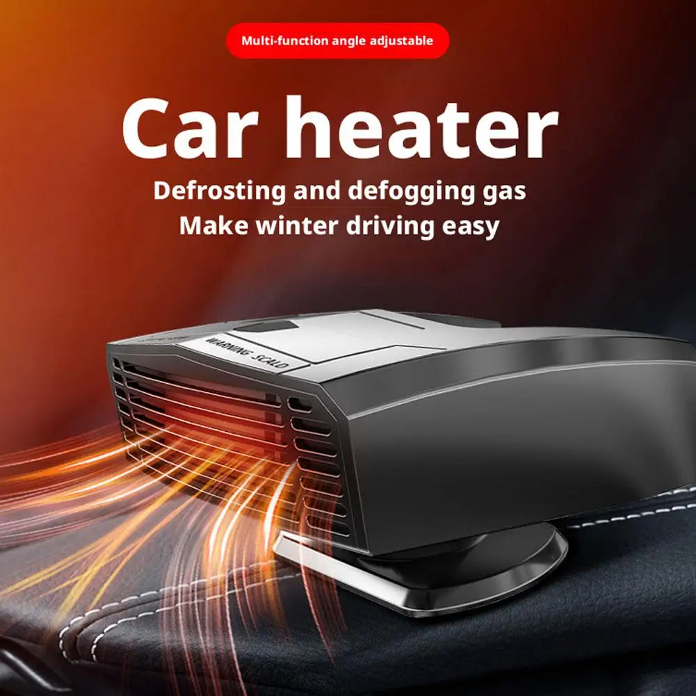 Car Heater Windshield Fast Heating Defrost Defogger with 360 Degree Rotation for Auto Interior Accessories