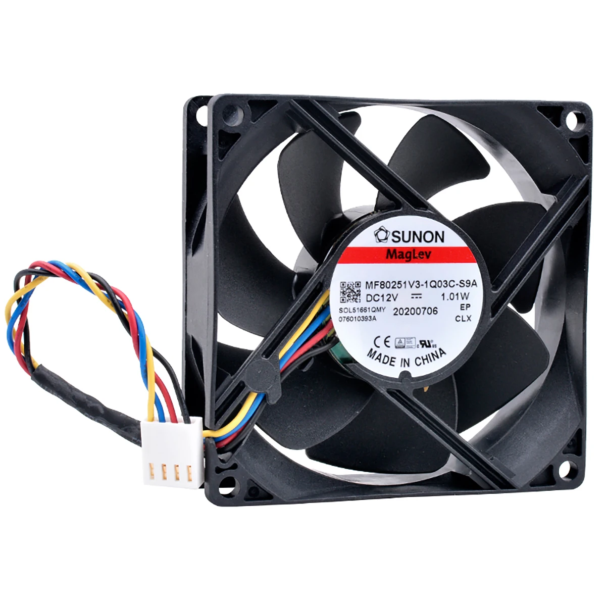 

MF80251V3-Q03C-S9A 12 В 1,01 Вт 8025 четырехпроводной бесшумный вентилятор охлаждения