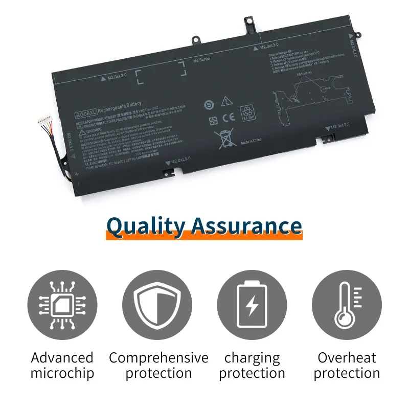 3780mAh BG06XL Battery for HP EliteBook 1040 G3 (P4P90PT) BG06XL HSTNN-Q99C HSTNN-IB6Z 804175-1B1 804175-1C1 804175-181