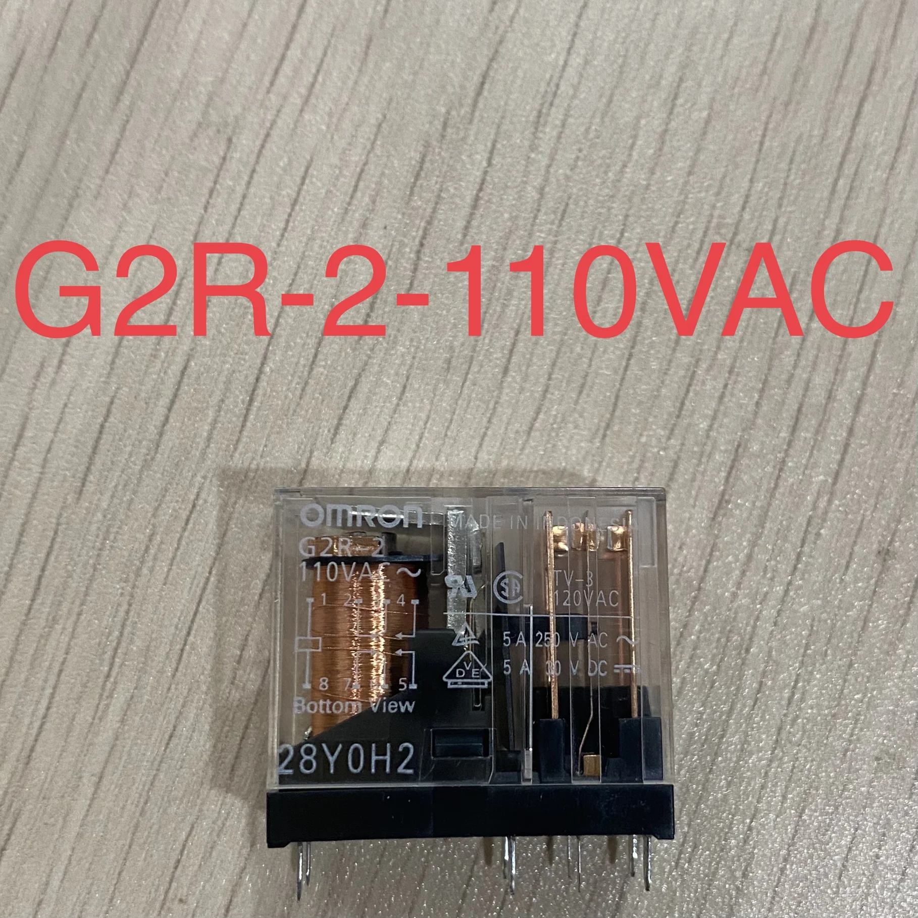 1PCS-10PCS  G2R-2-110VAC Inlet 110V Relay 5A 8Pin 2 Open 2 Close AC110V  G2R-2 110VAC