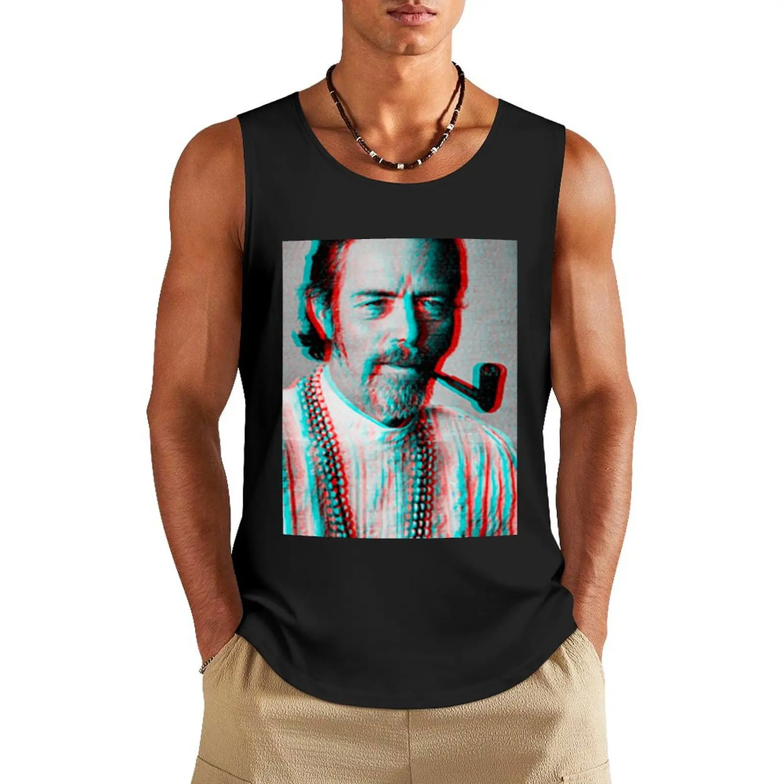 

Alan Watts T-Shirt Copy Tank Top muscular man Top anime gym
