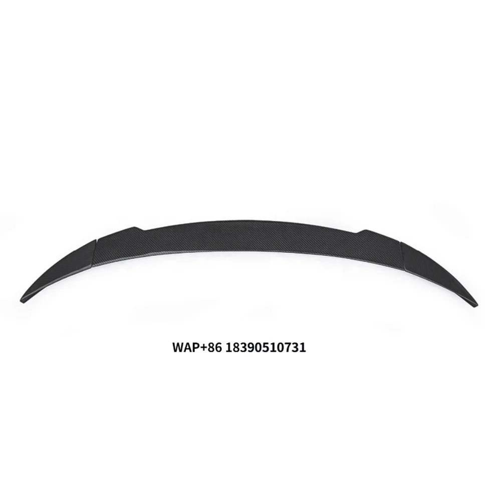 

New Style Dry Carbon Fiber Ducktail Luxury Rear Trunk Spoiler Wing with Polished Finish for Lotus Emira