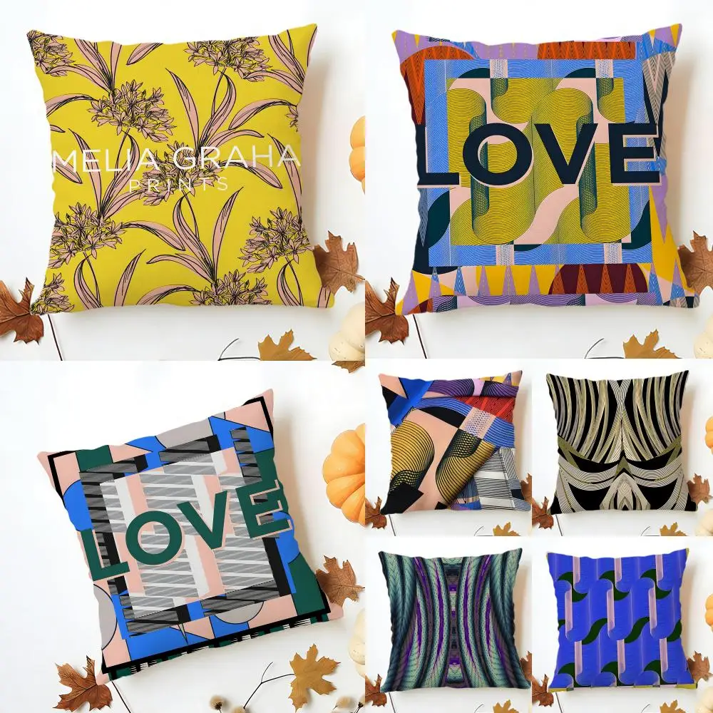 Sophisticated British A-Amelia Graham London Cushion Cover Washable Linen Pillowcase Soft  for Sofa Bed Cozy Home Room Decor