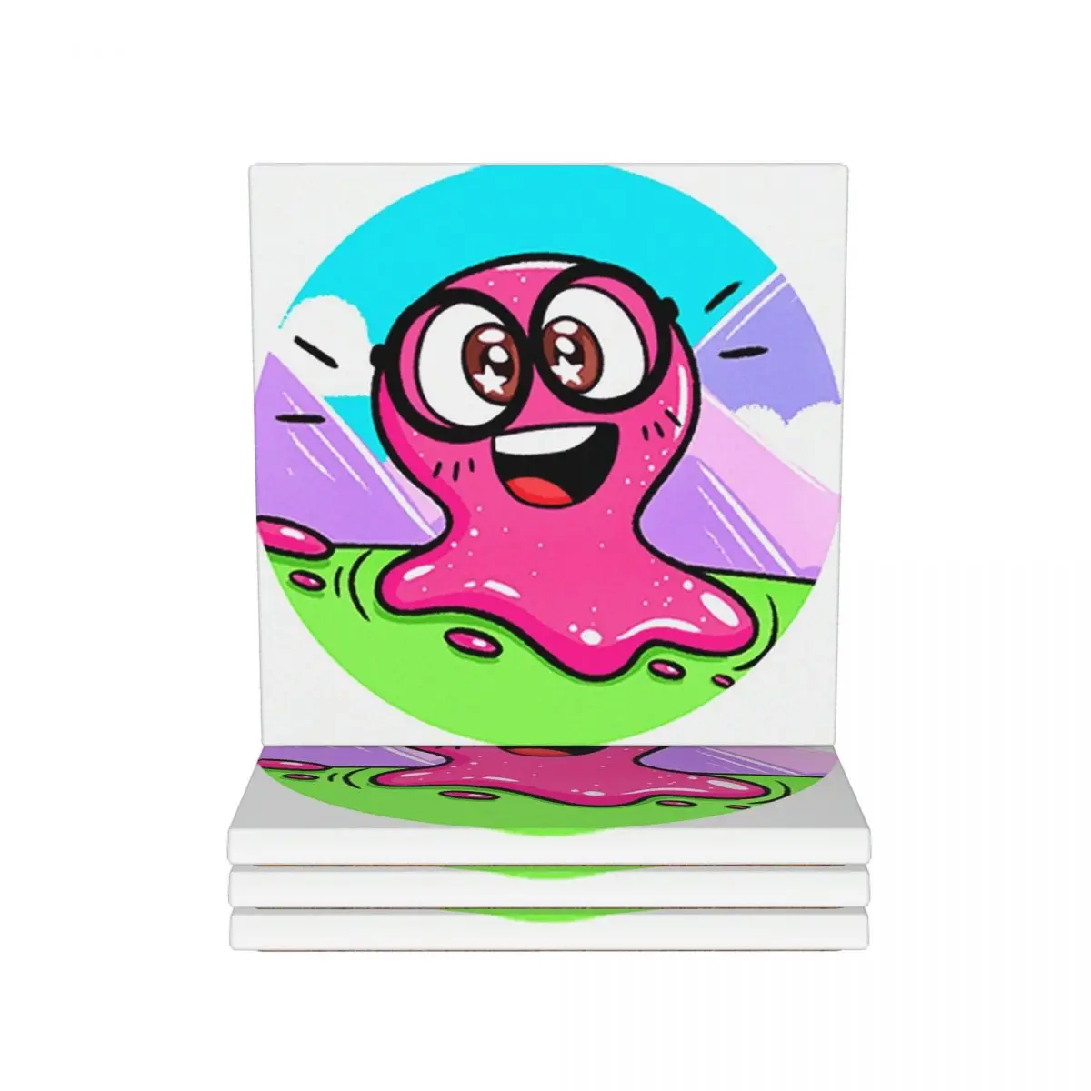 

Super Slick Slime Sam Coaster Керамика Горячий коврик для украшения стола и аксессуары Коврик для кухни Обеденный стол Коврик для кофе