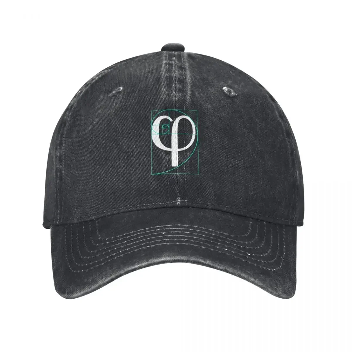 Phi = Mathematical Ratio The Divine Proportion Baseball Cap Trucker Cap tea Hat foam party Hat black Men Women's