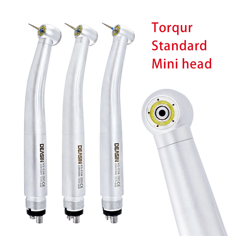 Dental High Speed LED 5 Water Sprays Ceramic Push Button E-generator Shadowless handpiece 2/4 Holes Dentaistry Tools