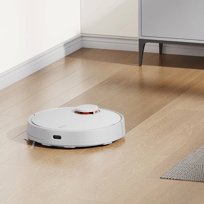 XIAOMI MIJIA Robot pel vakum, peralatan rumah pintar LDS pembersih navigasi Laser 4000Pa 3C B106CN tangki air kontrol listrik