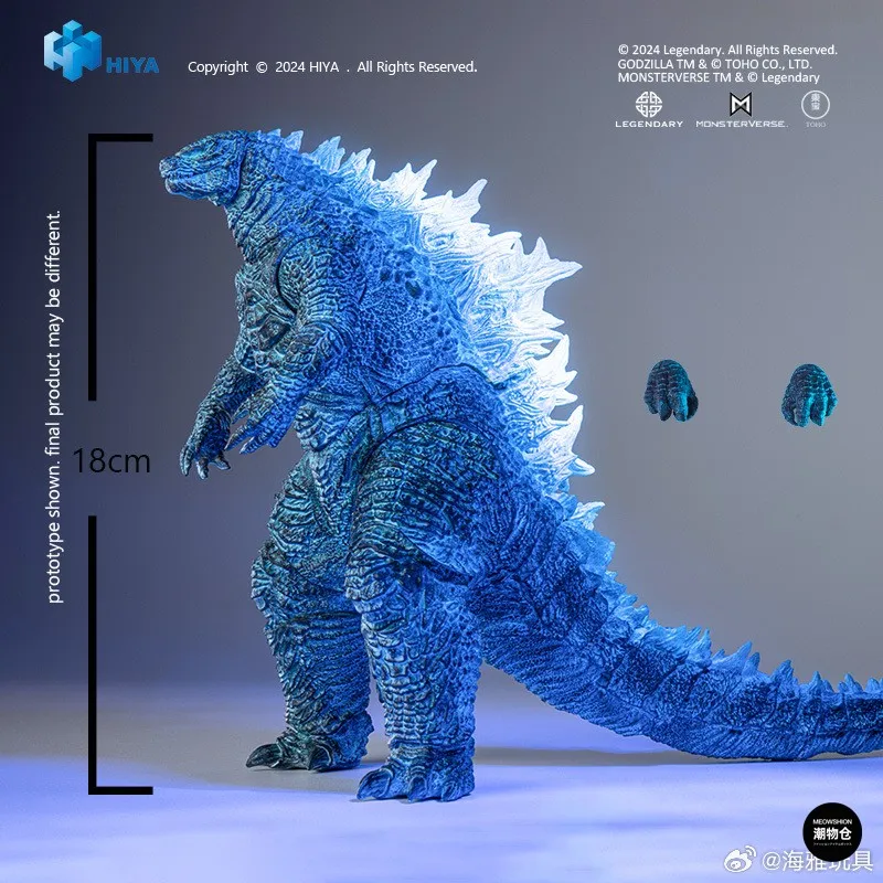 

In Stock HIYA Godzilla vs. Kong The Empire Strikes Back ENERGIZED Godzilla Electric Action Figure Anime Model Toys MonsterArts