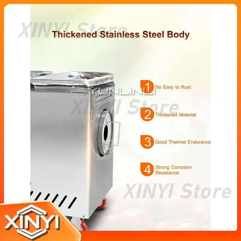 Commercial Stir-Fried Chestnut Machine Electric Roasted Peanut Machine Stainless Steel Roasted Seeds and Nuts Machine for