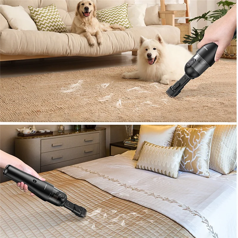 L74A Car Vacuum Handheld Vacuum Cordless Mini Portable Vacuum Cleaner with Suction