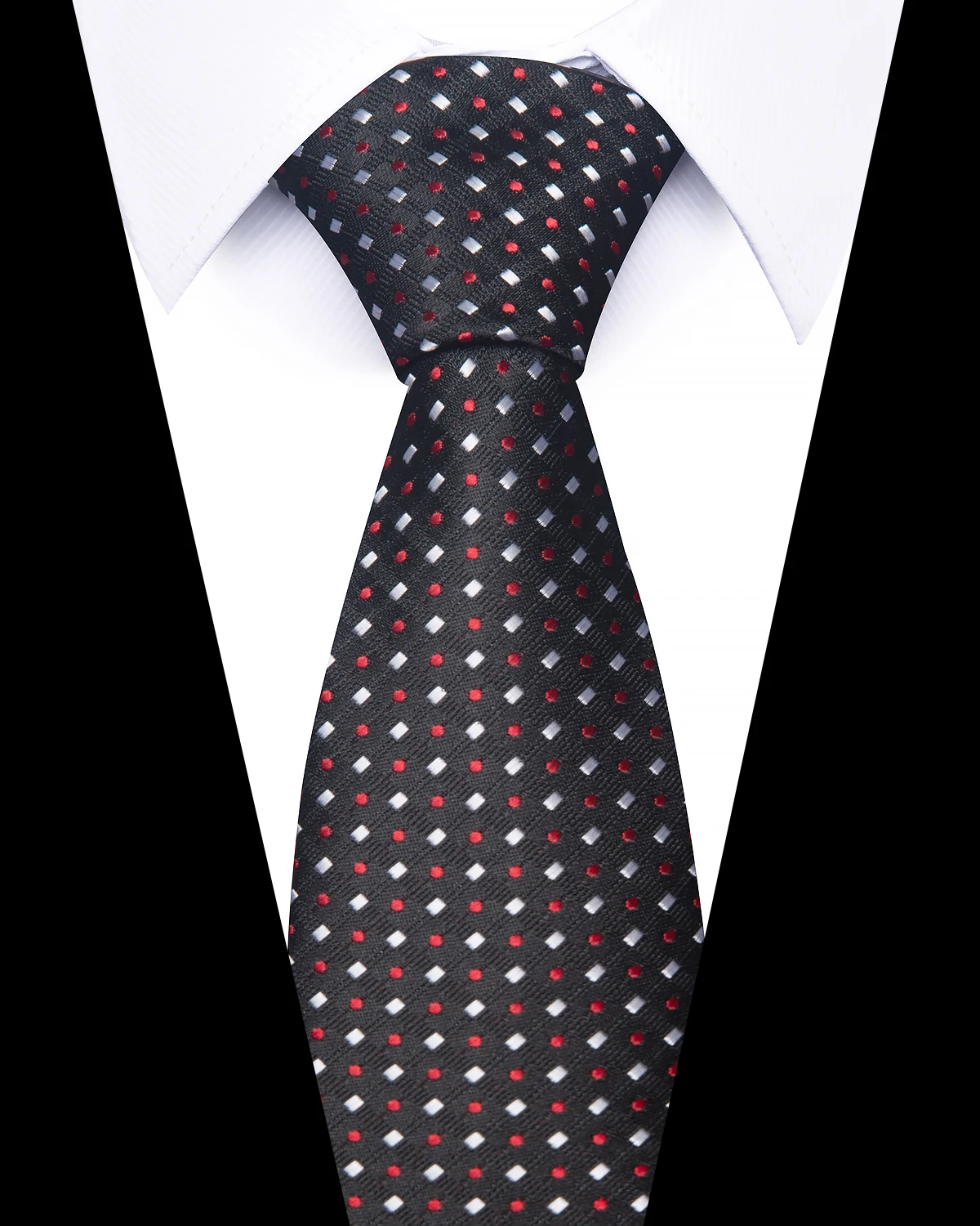A Multicolored Polka Dot Men's Tie, a Men's Business Work, Party, and Banquet Suit Accessory