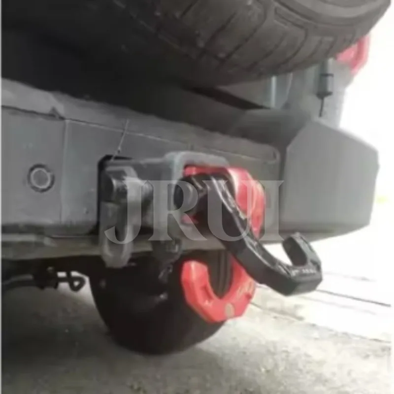 Split Trailer Shackles U-Hook 8 Ton 3/4 Inch D-Shackles for Vehicle Recovery 4WD Off-Road Towing Winch Rope Hook