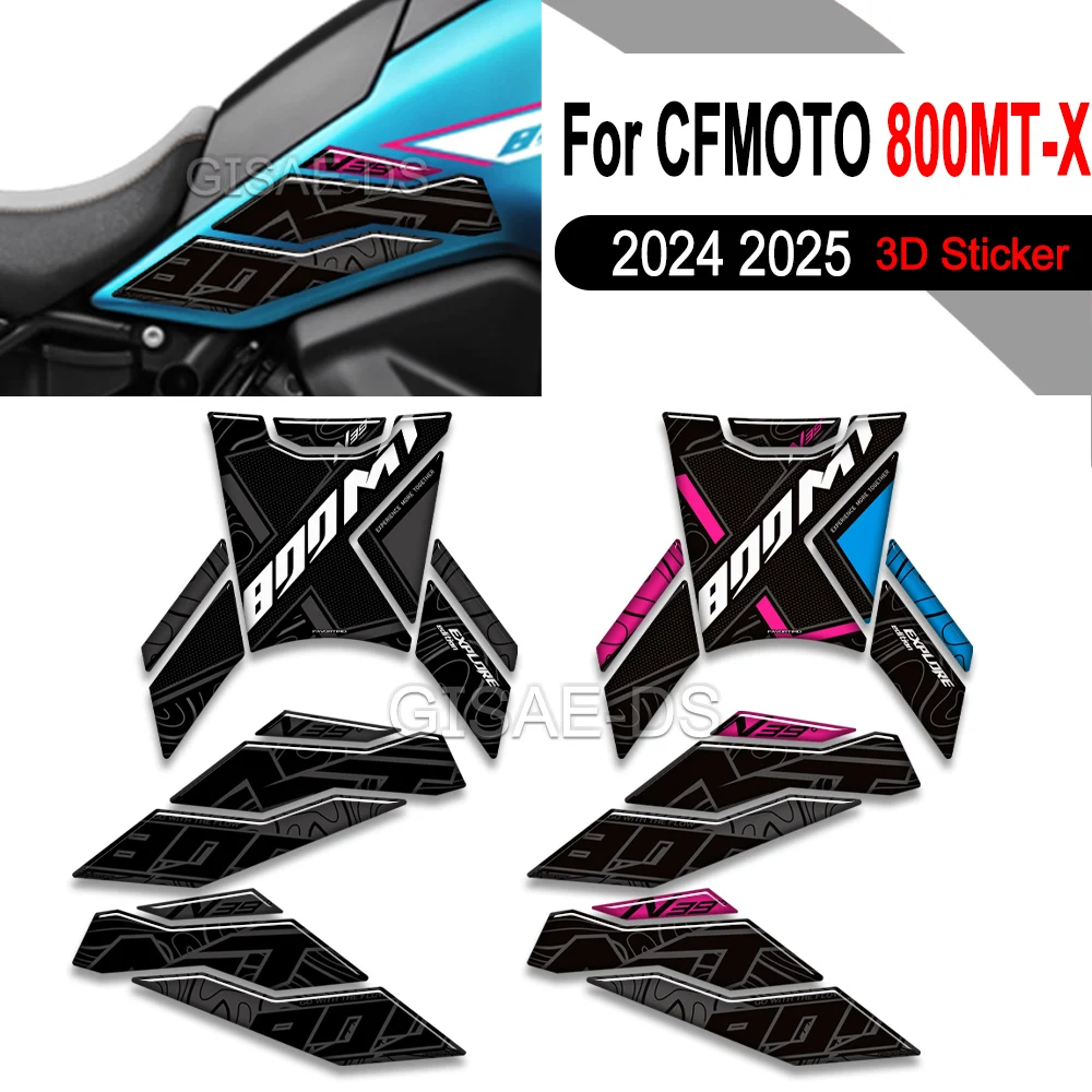 

800MTX Motorcycle Body Fairing Sticker Tank Pad Stickers Decals For CFMOTO 800 MT-X 800MT 800 MT X Adventure 2025 2024