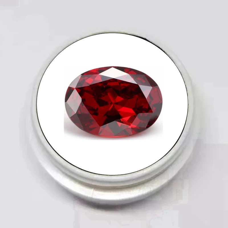 Natural Red Ruby 10x14mm Oval Cut Gemstones Natural Mined Garnet  VVS Loose Gemstone Diamond DIY Jewelry