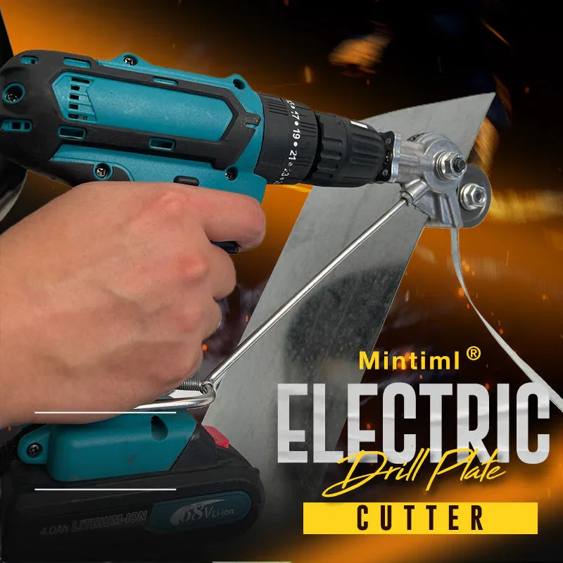 Imagem -03 - Mintiml®furadeira Elétrica Placa Cortador Anexo Metal Sheet Cutter Máquinas de Serrar Ferramenta de Corte Livre Nibbler Sheet Metal Cut
