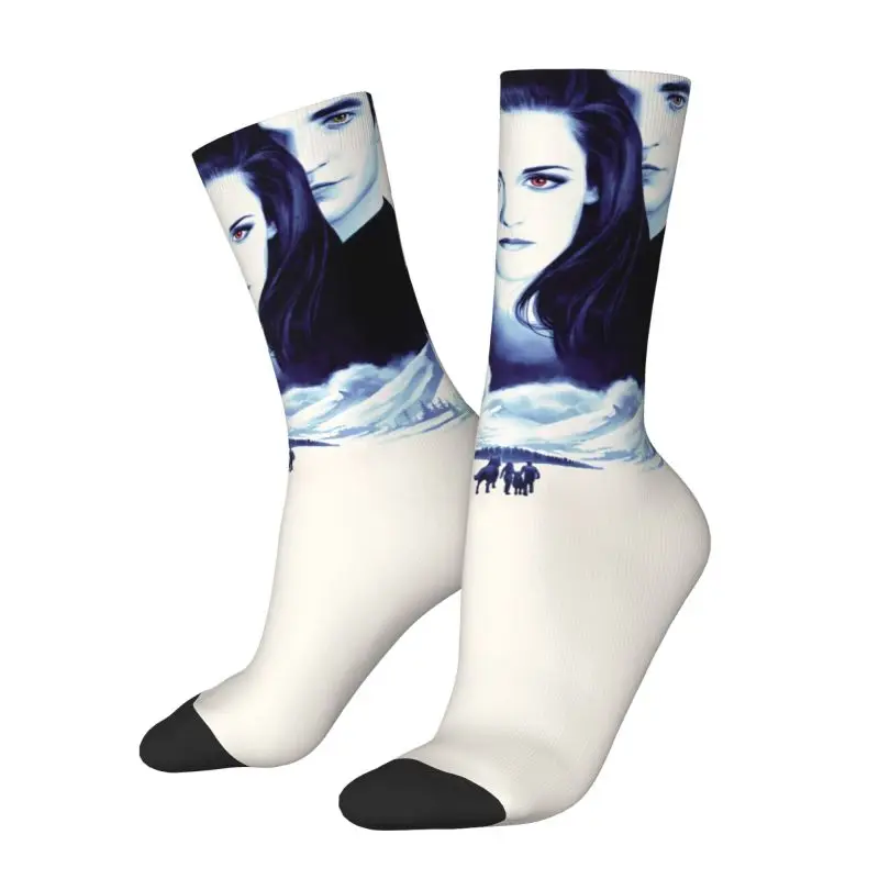 

Модные носки с принтом «Сумеречная сага» на заказ для женщин и мужчин, эластичные летние, осенне-зимние носки для экипажа