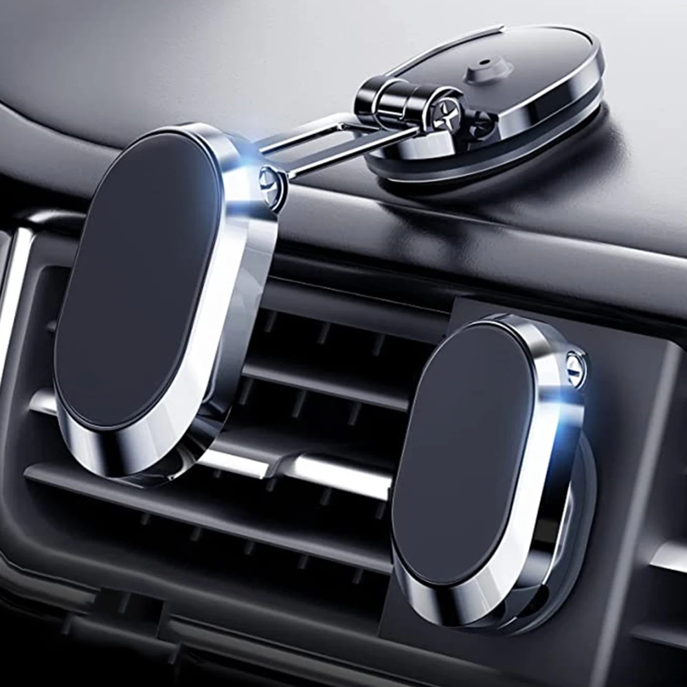 Magnetic Car Phone Holder Magnet Smartphone Mobile Stand Cell GPS For iPhone 15 14 13 Pro Max X Xiaomi Mi Huawei Samsung LG
