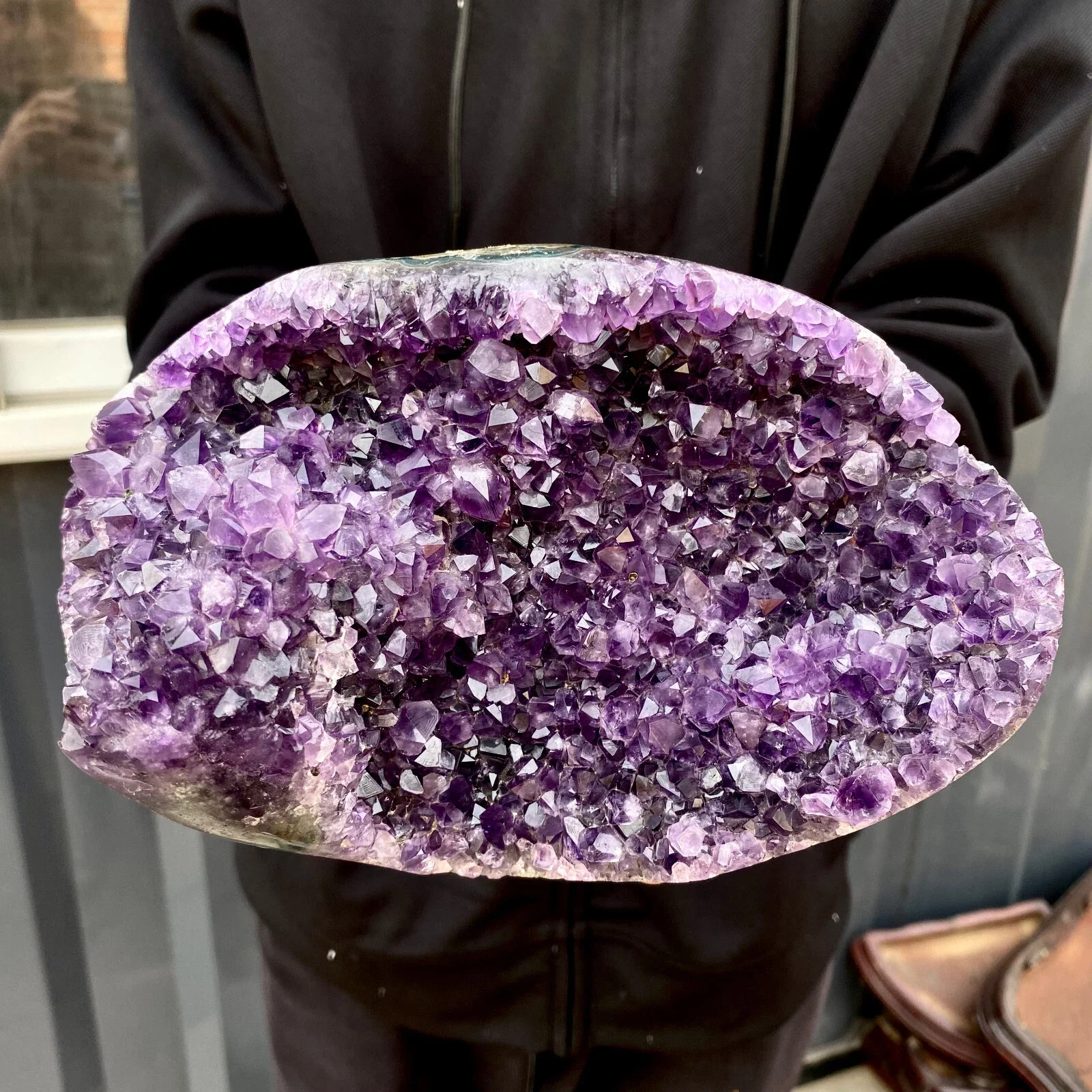 Large!Natural Formed!Amethyst Cluster,Purple Quartz Crystal Cluster,Mineral,Reiki,Healing Attract Wealth,Crystal Purple Cluster
