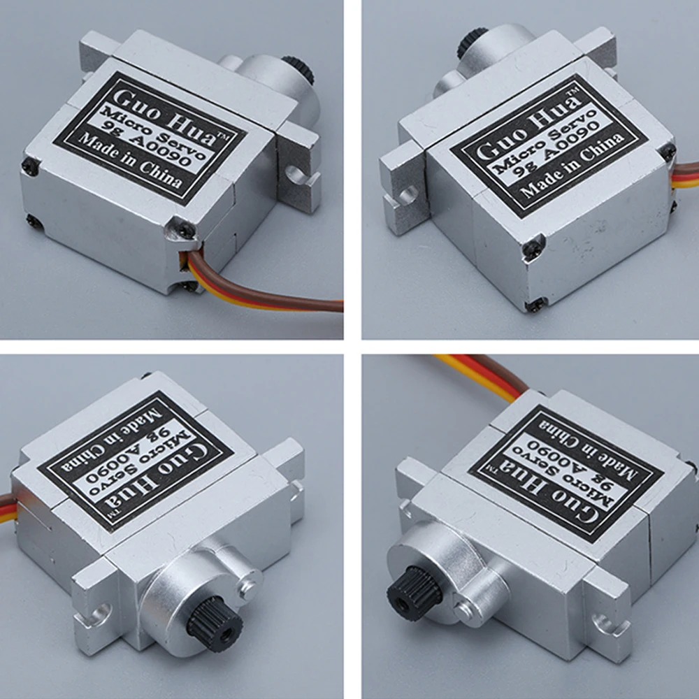 GuoHua A0090 9g couple élevé tout engrenage métallique Micro Servo numérique pour modèles de télécommande de Robot de voiture RC