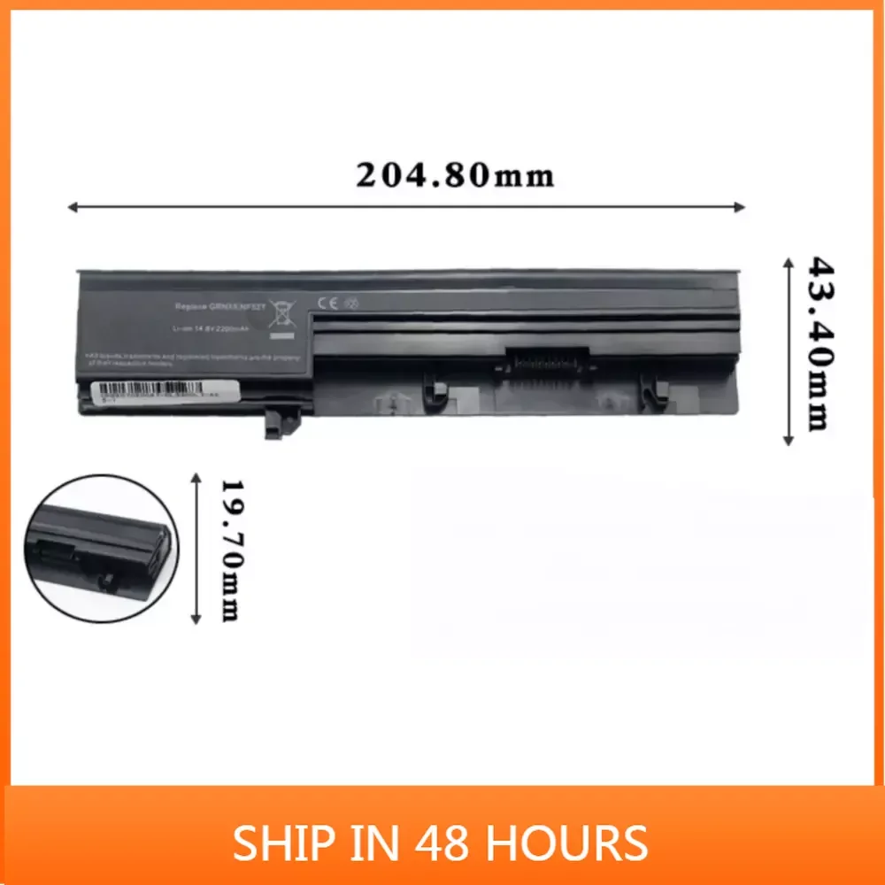 

2200mah For 451-11354 50TKN 0GRNX5 0NF52T XXDG0 0V9TYF 0XXDGO 312-1007 computer Batteries