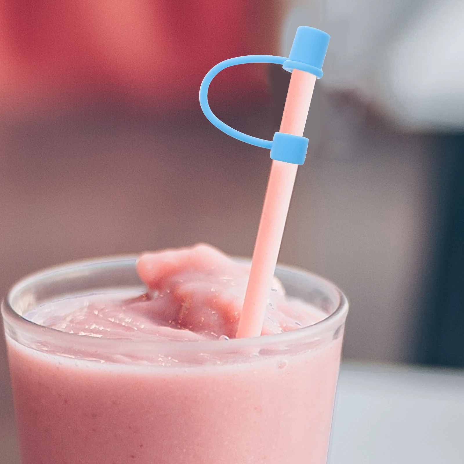 

10 Pcs Covers Reusable Silicone Drinking Caps Drinking Straw Caps Protective Tips Home Party Picnic Camping Bar Kitchen
