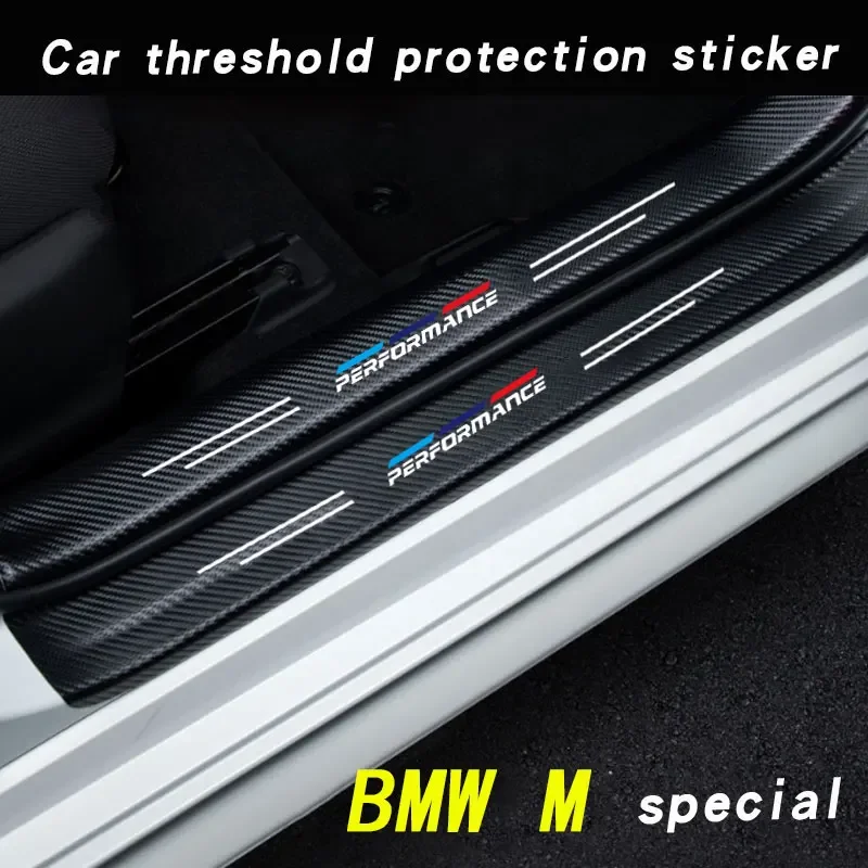Car Door for BMW Sill Stickers Accessories for BMW M Power Performance E46 E39 E90 E36 E60 E34 E30 F30 F10 X1 X3 X5 E92 G30