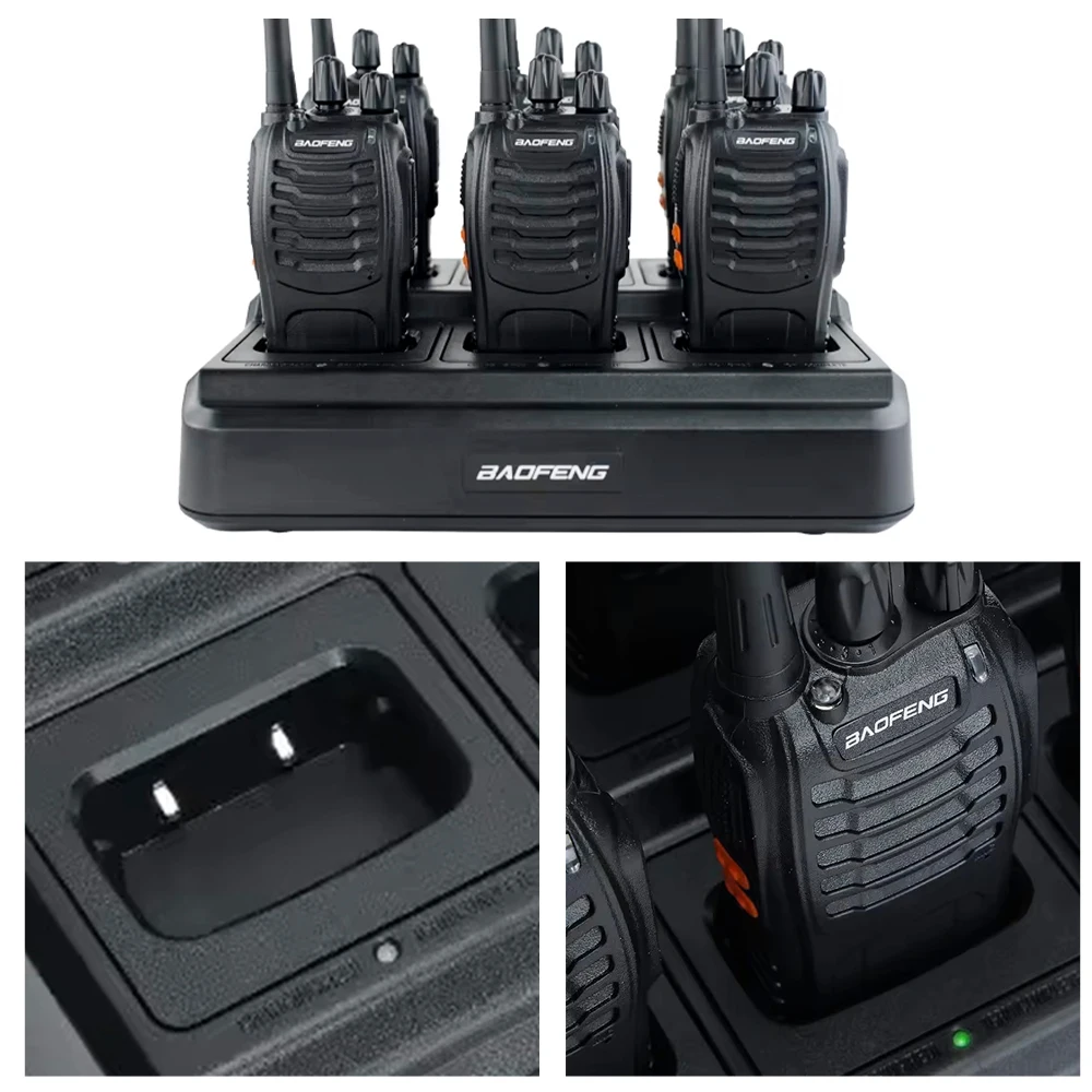 Baofeng Walkie Talkie Original, Transceptor UHF, Tweeter Draagbare, BF 888S Intercomunicador, 5W, BF-888S, 400-470MHz, 5W