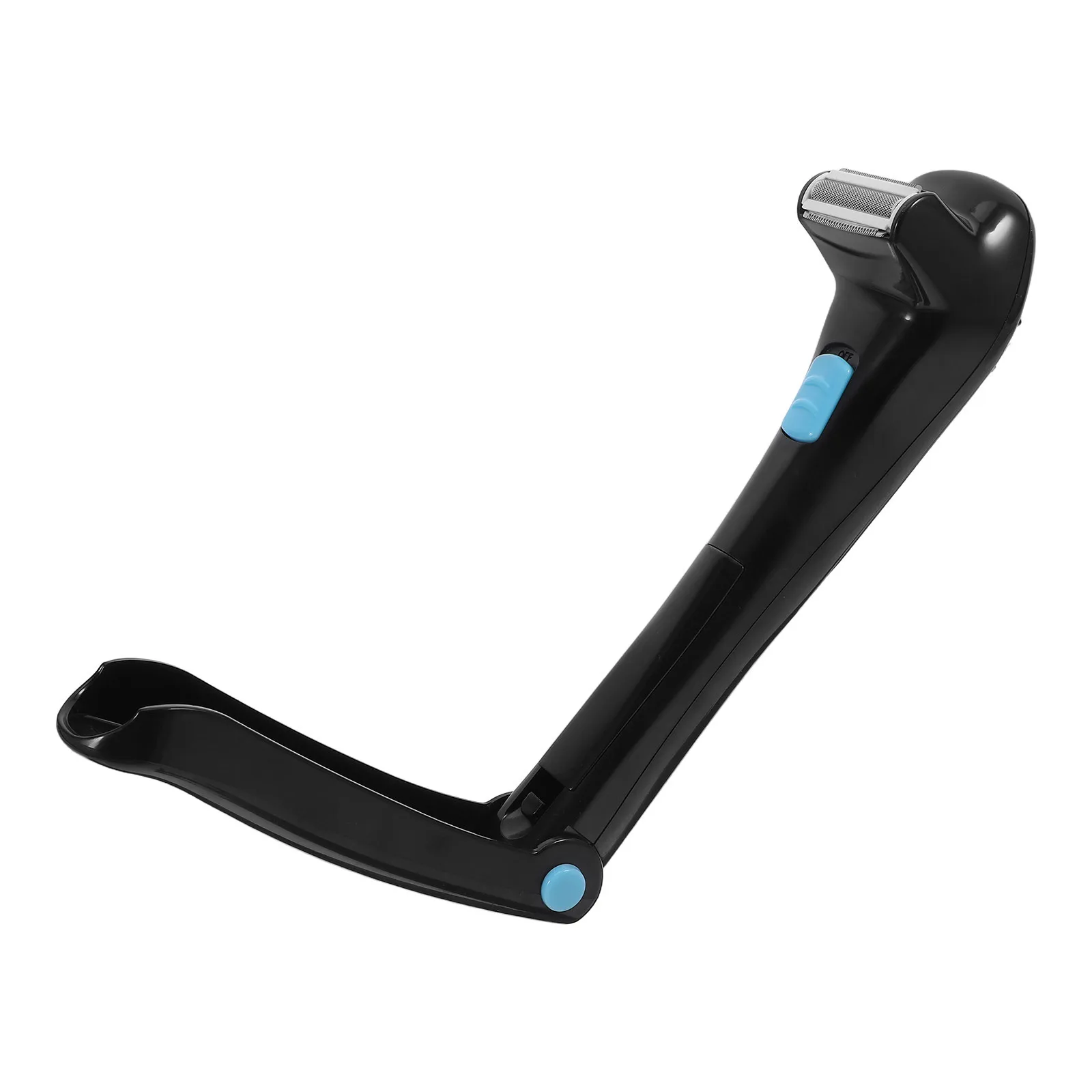 

Electric Back Shaver Black Diy Grooming Tool For Body Hair Removal Men'S Shavers Body Electric Shavers Back Hair Remover