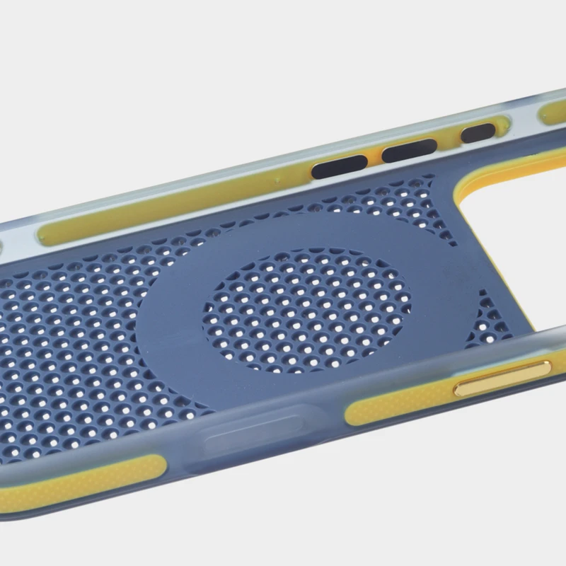 Hit Color Metallständerhalter für MagSafe Handyhülle für iPhone 17 18 Pro Max 16 15 Magnetisches kabelloses Laden mit Mesh-Kühlung – Detail 6