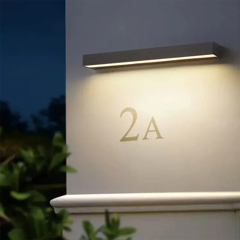 Applique Murale LED Imperméable, Luminaire Décoratif d'Extérieur, Idéal pour une Cour, un Jardin, une Véranda ou un Couloir