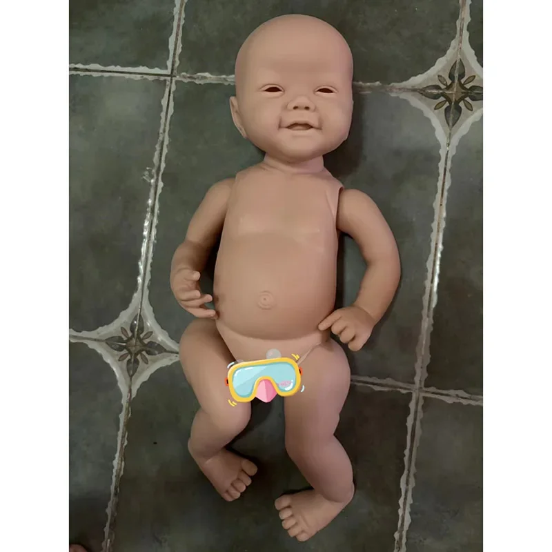 NPK 20inch Atomically Correct Reborn Doll Kit Kinsley Soft vinyl Unfinished Unpainted DIY Doll Parts